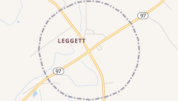 Leggett, North Carolina map