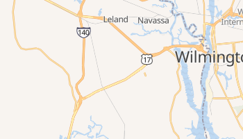 Leland, North Carolina map