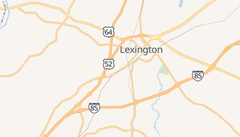 Lexington, North Carolina map