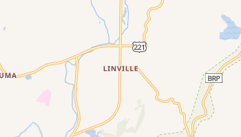 Linville, North Carolina map