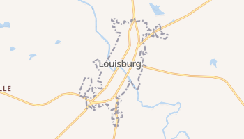 Louisburg, North Carolina map