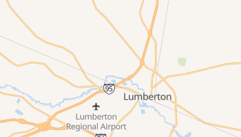 Lumberton, North Carolina map