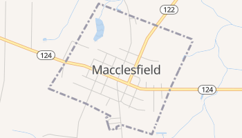 Macclesfield, North Carolina map