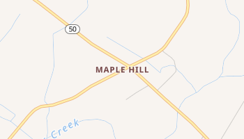 Maple Hill, North Carolina map