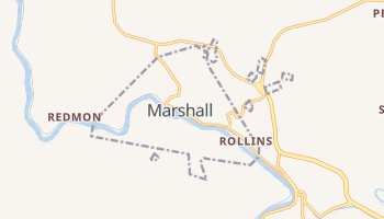 Marshall, North Carolina map