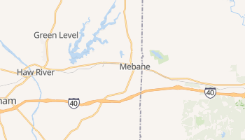 Mebane, North Carolina map