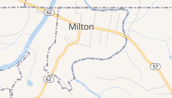 Milton, North Carolina map