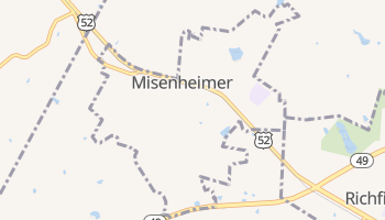 Misenheimer, North Carolina map