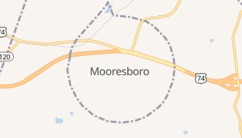 Mooresboro, North Carolina map