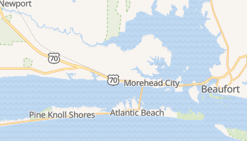 Morehead City, North Carolina map