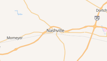 Nashville, North Carolina map