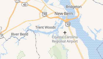 New Bern, North Carolina map