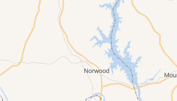 Norwood, North Carolina map