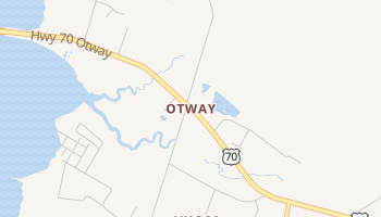 Otway, North Carolina map