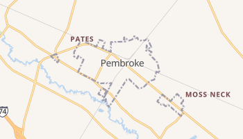 Pembroke, North Carolina map