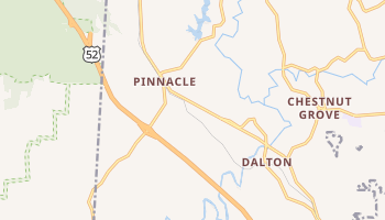 Pinnacle, North Carolina map