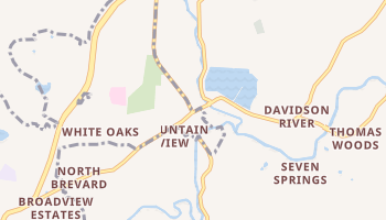 Pisgah Forest, North Carolina map