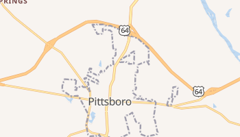 Pittsboro, North Carolina map