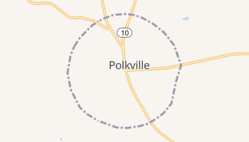 Polkville, North Carolina map