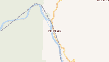 Poplar, North Carolina map