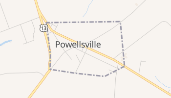 Powellsville, North Carolina map