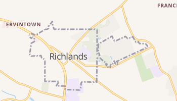 Richlands, North Carolina map