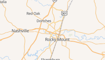 Rocky Mount, North Carolina map
