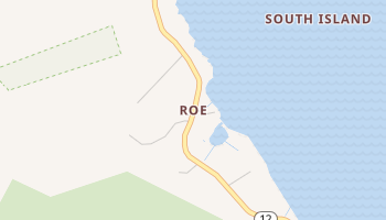 Roe, North Carolina map