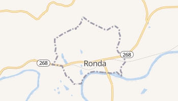 Ronda, North Carolina map