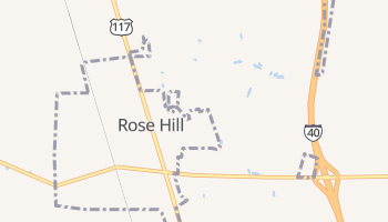 Rose Hill, North Carolina map