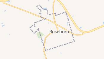 Roseboro, North Carolina map