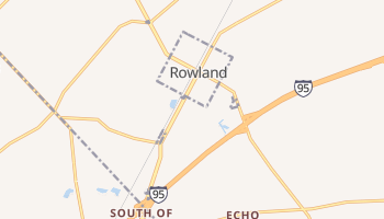 Rowland, North Carolina map