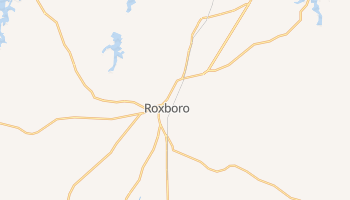 Roxboro, North Carolina map