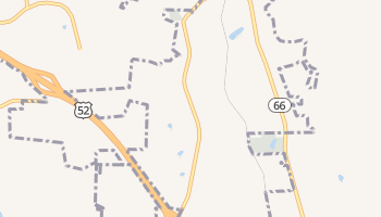 Rural Hall, North Carolina map