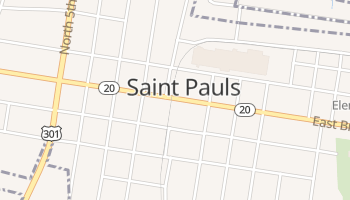 Saint Pauls, North Carolina map