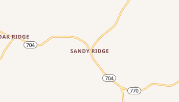 Sandy Ridge, North Carolina map