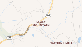 Scaly Mountain, North Carolina map
