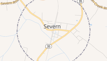 Severn, North Carolina map