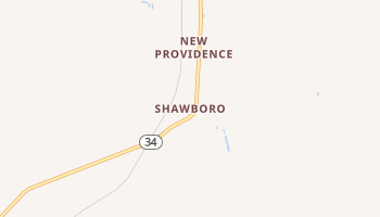 Shawboro, North Carolina map