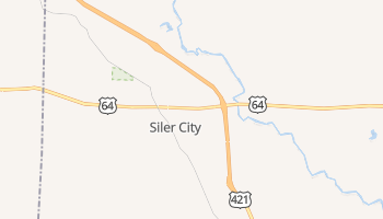 Siler City, North Carolina map