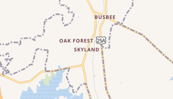 Skyland, North Carolina map