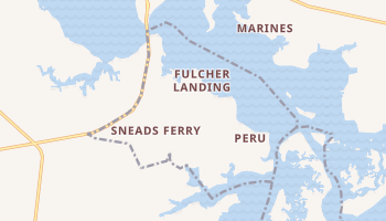 Sneads Ferry, North Carolina map