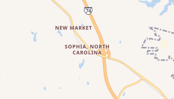 Sophia, North Carolina map