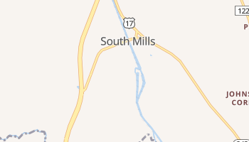 South Mills, North Carolina map