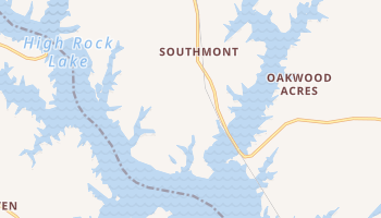 Southmont, North Carolina map