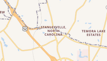 Stanleyville, North Carolina map