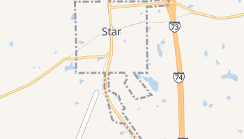 Star, North Carolina map