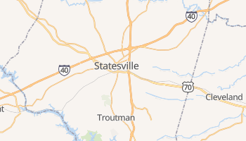 Statesville, North Carolina map
