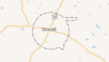 Stovall, North Carolina map