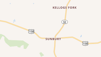 Sunbury, North Carolina map